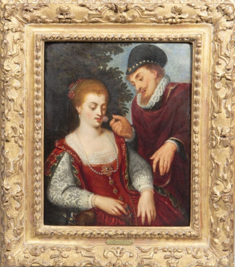 Attribué à Otto van VEEN dit Otto Venius (1557-1629) - Allégories des cinq sens…