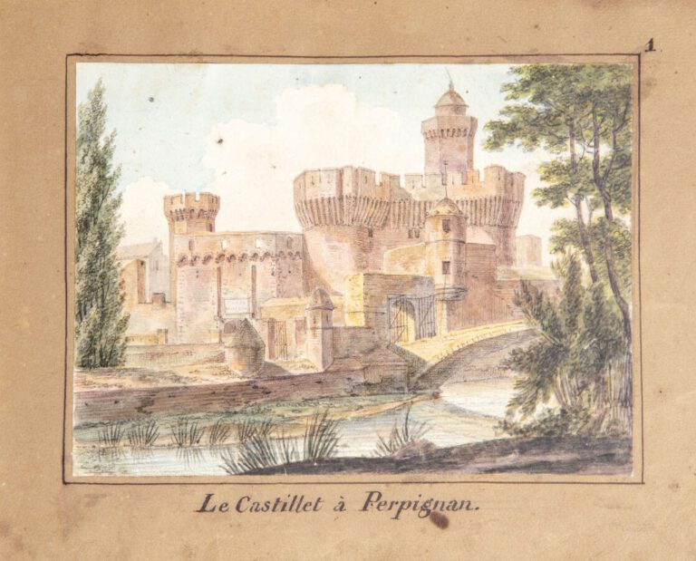 Auguste-Prosper-André BASTEROT de La Barrière (Toulon 1792 - Perpignan 1844) -…