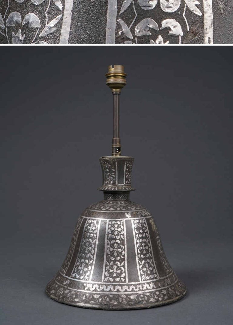 BASE DE HOOKAH - Inde du Nord, Epoque XIXe siècle, Peut-être Lucknow? - En font…