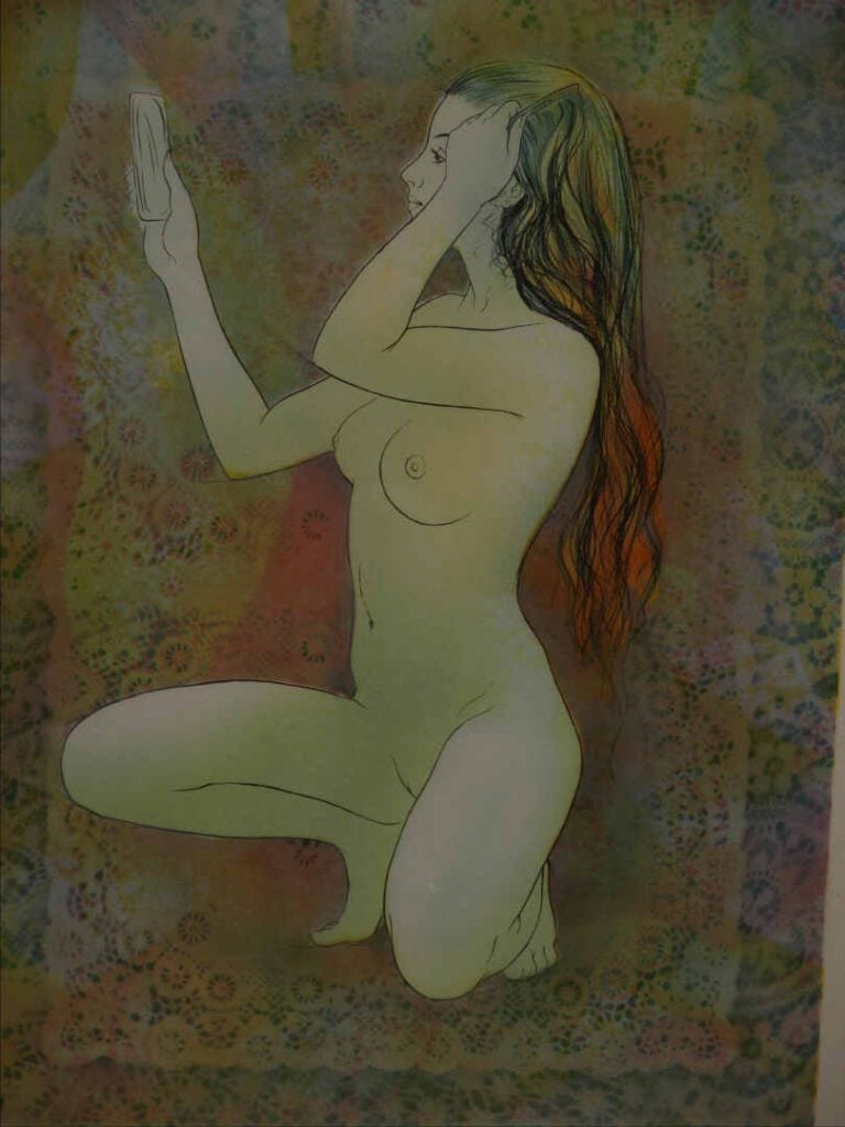 BENETON (XXe siècle) - Intimité - Lithographie. - Signée en bas à droite. - A v…