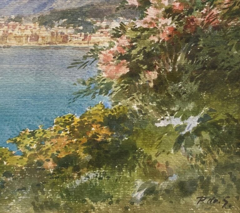 Bernard Antoine RIGHETTI (1882-1965) - Ensemble de quatre aquarelles sur papier…