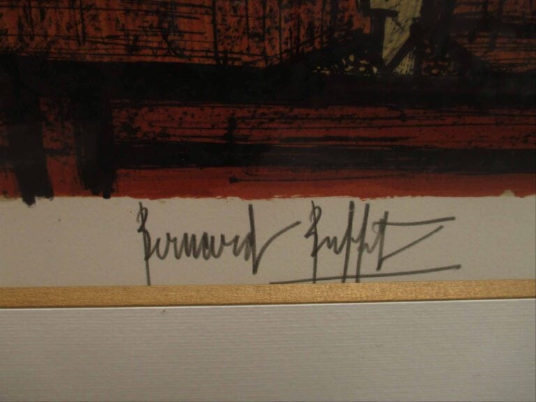 Bernard BUFFET (1928-1999) - La loge d'honneur - Premier rideau de scène - Lith…
