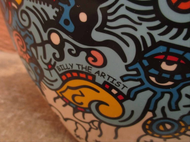 BILLY THE ARTIST - Celebration Deep Sea - Vase en céramique. - Signé. - H. : 21…