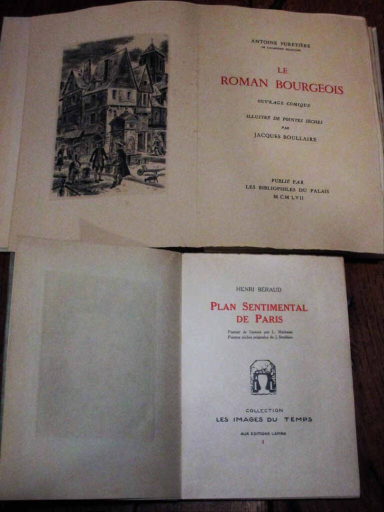 [BOULLAIRE (Jacques)] - FURETIERE (Antoine). - Le Roman bourgeois. Ouvrage comi…