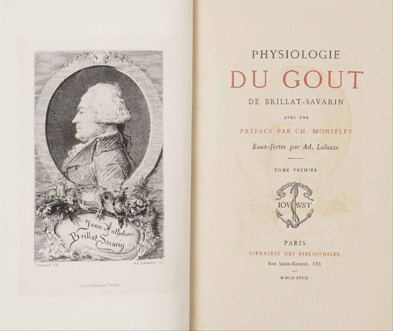 BRILLAT - SAVARIN. - Physiologie du goût. Préface par Ch. Monselet. - Paris. Li…