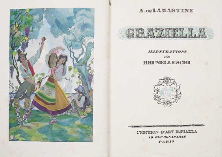 [BRUNELLESCHI] - LAMARTINE (Alphonse de). - Graziella. Illustrations de U. Brun…