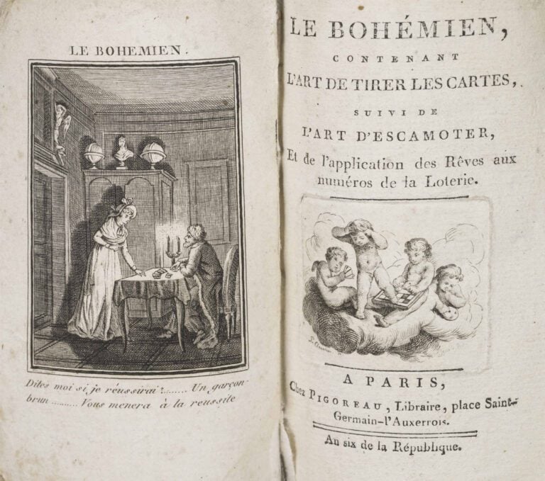 [CARTOMANCIE]. - - LE TIREUR DE CARTES, ou le Cartonomancien, qui démontre tout…