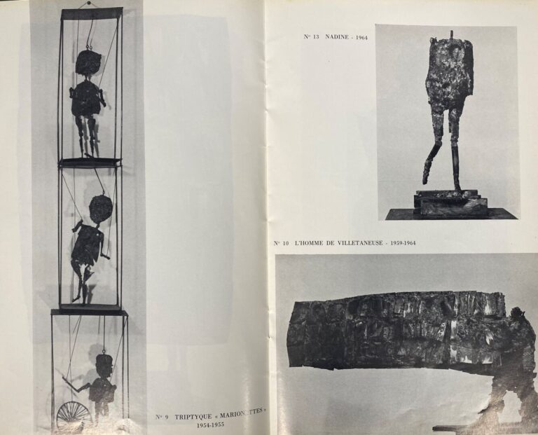 CESAR, Oeuvres de 1955 à 1966, Galerie Madoura Cannes - Livret dédicacé "A mon…