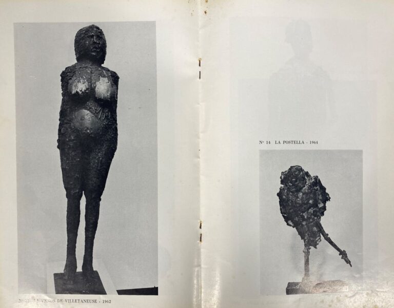 CESAR, Oeuvres de 1955 à 1966, Galerie Madoura Cannes - Livret dédicacé "A mon…