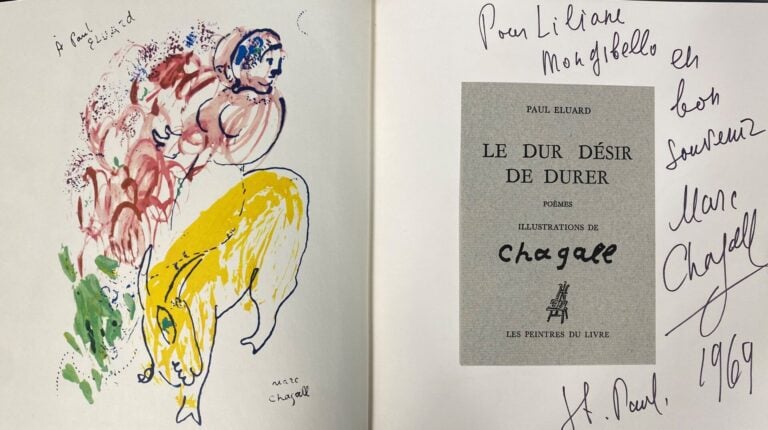 CHAGALL (Marc) & ELUARD (Paul) - Le dur désir de durer, poèmes, illustrations d…
