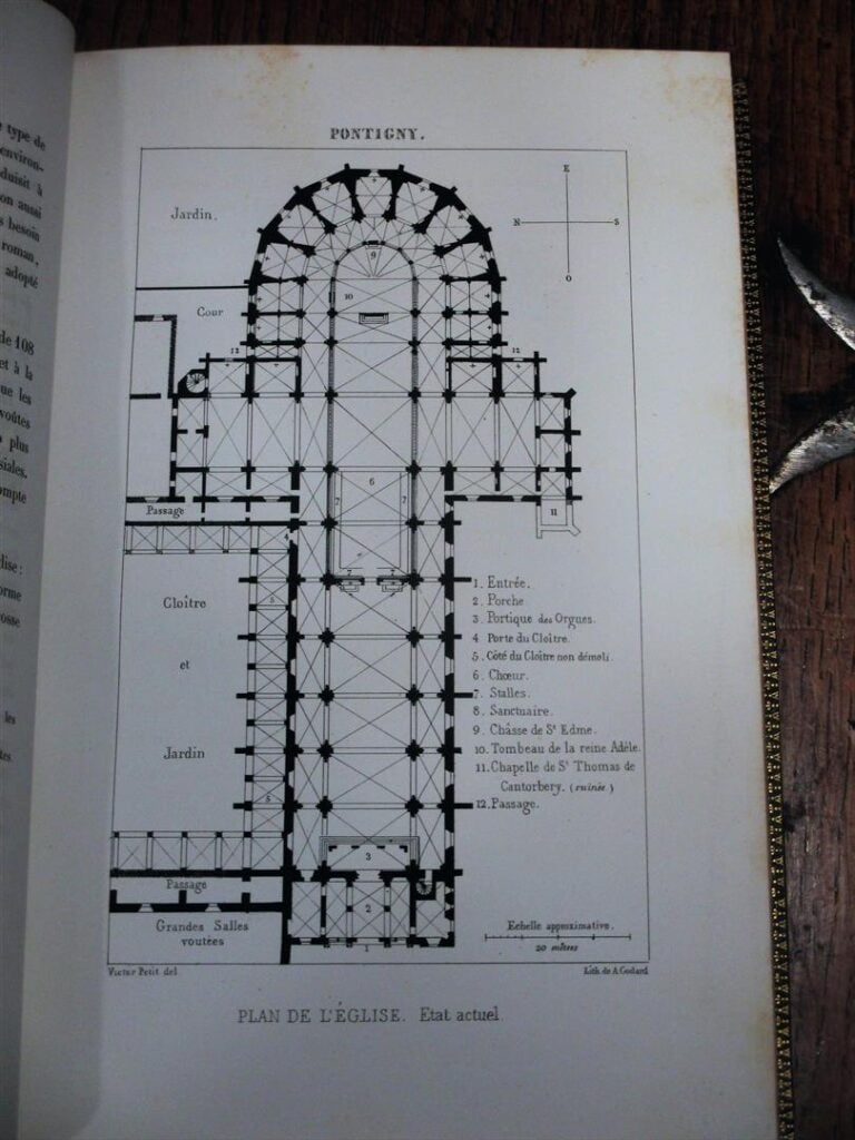 CHAILLOU DES BARRES (Baron Claude Etienne) : - L'abbaye de Pontigny . - Paris V…