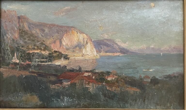 CHARLES ANDRE - Nice en 1931 - Huile sur toile, signée en bas à gauche - 33 x 5…