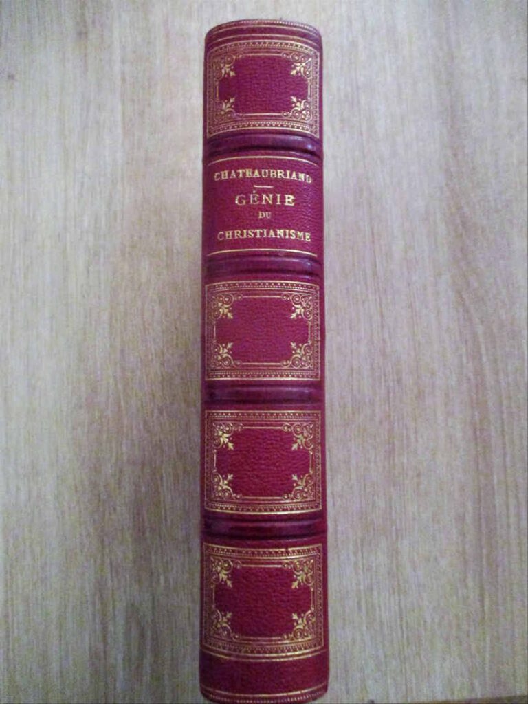 CHATEAUBRIAND F.-A. de. Le génie du christianisme. - Paris, Furne, 1859. In-8,…