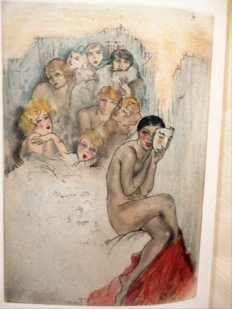 [CHIMOT (Edouard)] - MAGRE (Maurice). - Les Belles de nuit. Illustré de 18 eaux…