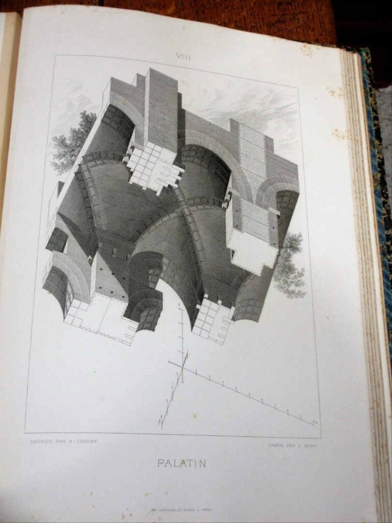 CHOISY Auguste. - L'art de bâtir chez les Romains. - Paris, Ducher, 1873. In-4,…