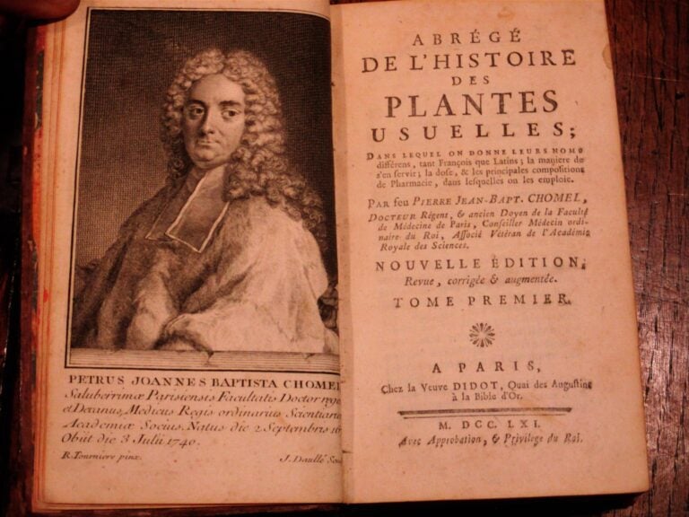 CHOMEL J.B. - Abrégé de l'histoire des plantes usuelles... - Paris. Didot. 1761…