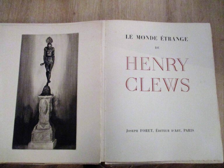 CLEWS Henry. Le monde étrange d'Henry Clews. - Paris, Joseph Foret éditeur, 195…
