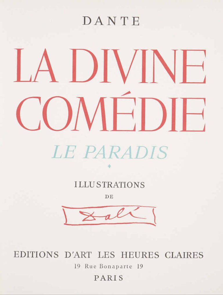 [DALI (Salvador)] - DANTE ALIGHERI. - La Divine Comédie. - Paris. Les Heures Cl…