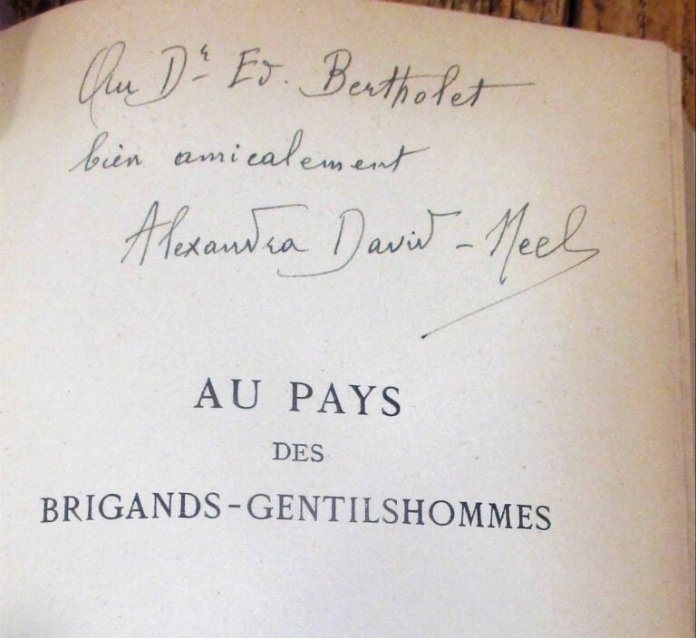 DAVID-NEEL Alexandra. - Grand Tibet. Au pays des brigands gentilshommes. - Pari…