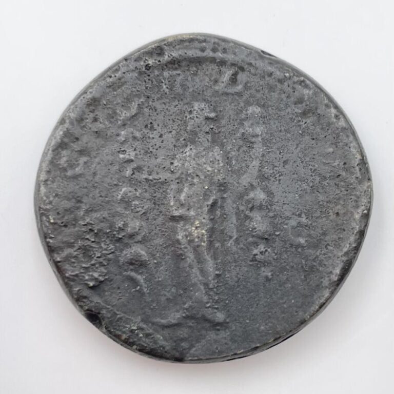 Dide Julien (193 ap. J.-C.). Surmoulage d'un sesterce à la Concorde militaire,…