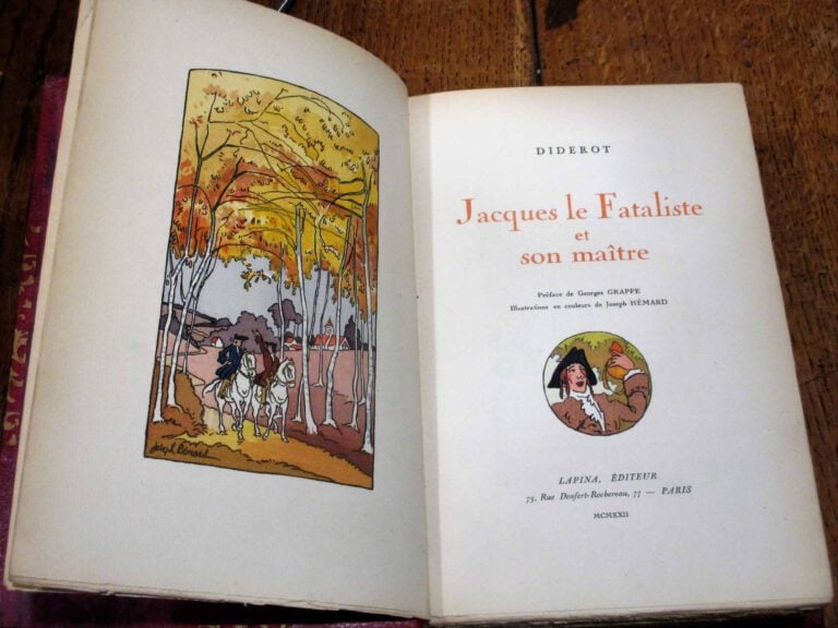 DIDEROT. - Jacques le Fataliste et son maître. Préface de Georges Grappe. Illus…