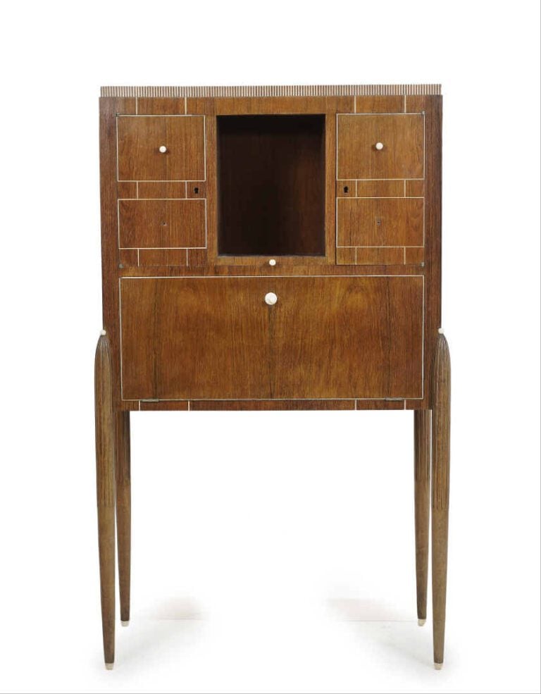 DIM (René JOUBERT & Philippe PETIT) (Attribué à) - Petit cabinet Art déco quadr…