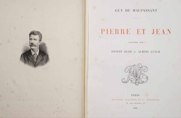 [DUEZ (Ernest) et LYNCH (Albert)] - MAUPASSANT (Guy de). - Pierre et Jean.Illus…