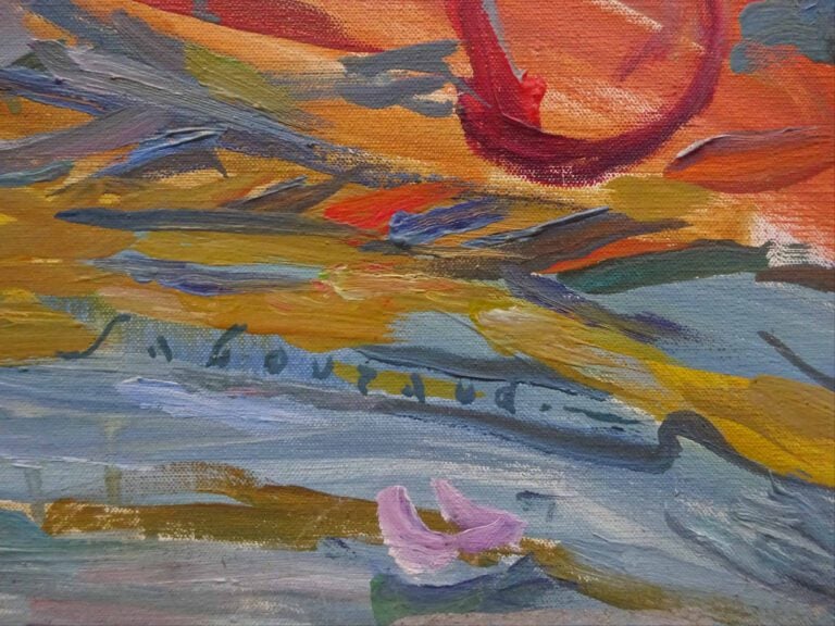 Émile SABOURAUD (1900-1996) - Bouquet de fleurs - Huile sur toile. - Signée en…