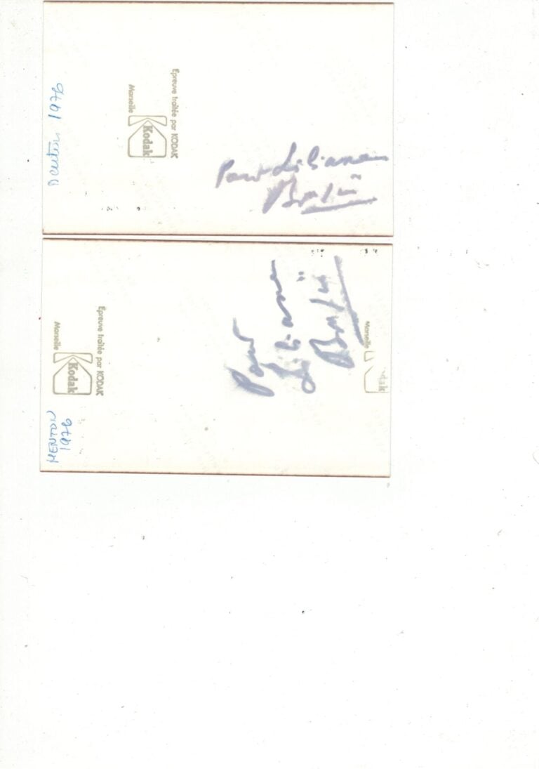 Ensemble de courriers adressés à Liliane Mongibello : - -Carte postale Eze vill…