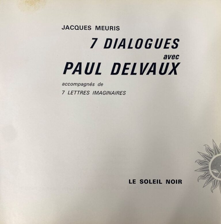 Ensemble de documentation sur Paul DELVAUX (1897-1994) : - -Les dessins de Paul…