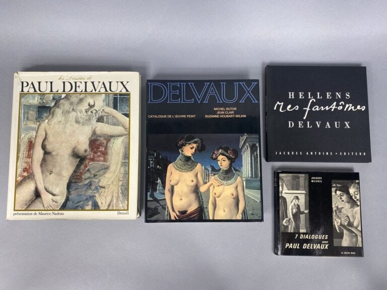 Ensemble de documentation sur Paul DELVAUX (1897-1994) : - -Les dessins de Paul…