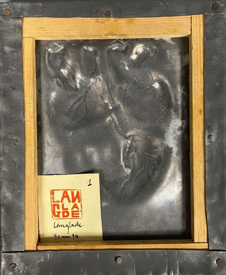 Fabrice LANGLADE (1964) - Suite de dix plaques en plomb travaillées au repoussé…