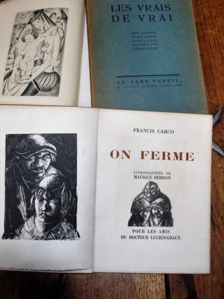 [FALKE (Pierre)] - CARCO (Francis). - Les vrais de vrai. Illustrations de Pierr…