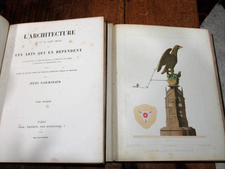 GAILHABAUD Jules. - L'architecture du Vè au XVIIè siècle et les arts qui en dép…