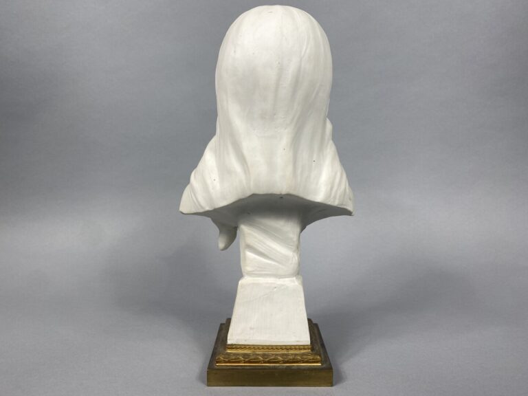 Georges ROGRON (XIX-XXe), d'après - Buste de femme à la feuille de houx - Epreu…