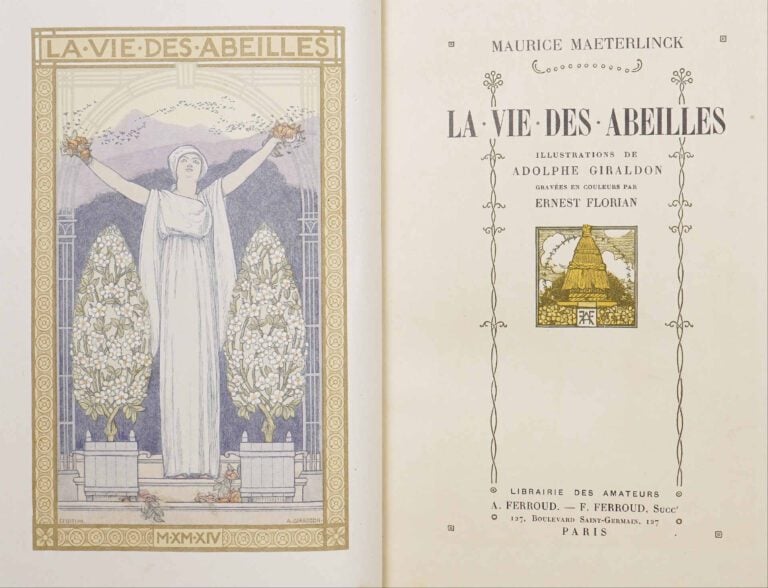 [GIRALDON (Adolphe)] - MAETERLINCK (Maurice). - La vie des abeilles. Illustrati…