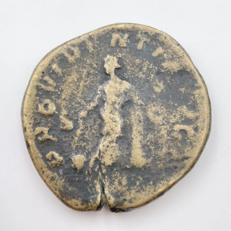 Gordien Ier (238 ap. J.-C.). Surmoulage d'un sesterce à la Providence, c. XVIII…