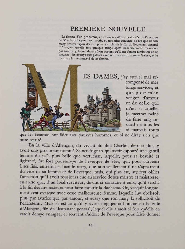 [GRADASSI (Jean) - NAVARRE (Marguerite, de). - L'Heptaméron. Illustrations orig…