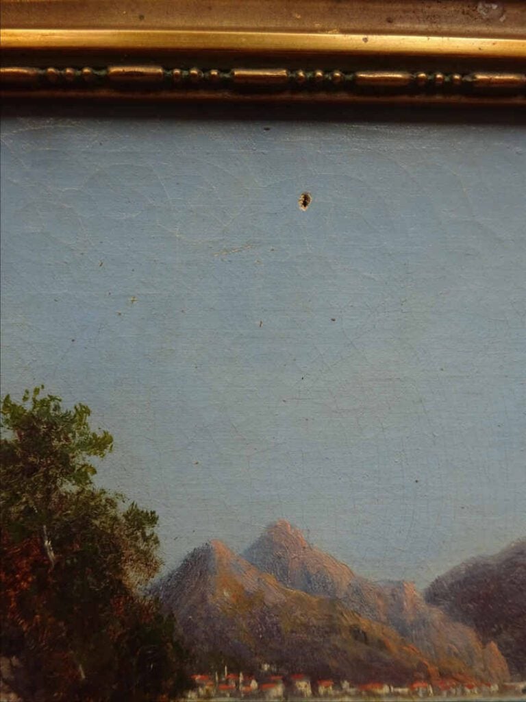H. FERTE (Actif fin XIXe siècle) - "Menton Pont Saint Louis Frontière Italienne…