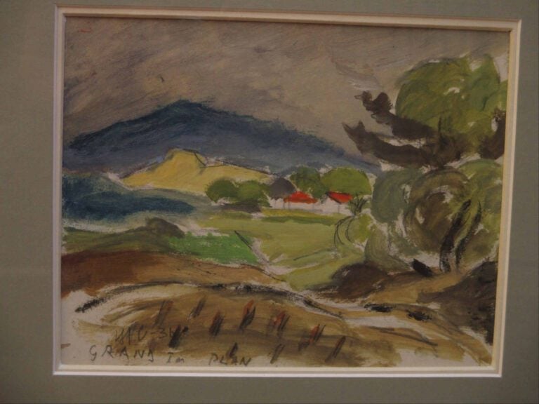 Henri CATARGI (1894-1976) - Paysage - Aquarelle et gouache sur papier. - Monogr…
