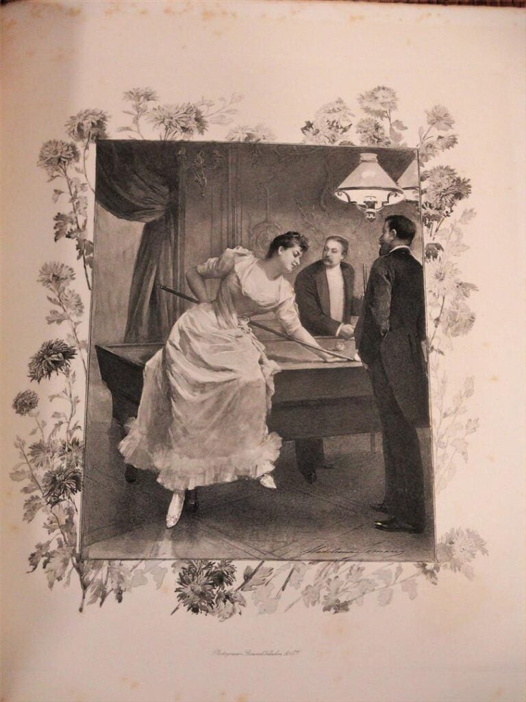 HERVIEU (Paul) - Flirt. Illustré par madame Madeleine Lemaire. - Paris, Boussod…