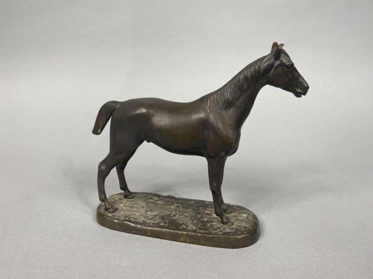 Isidore Jules BONHEUR (1827-1901), d'après - Cheval - Epreuve en bronze à patin…