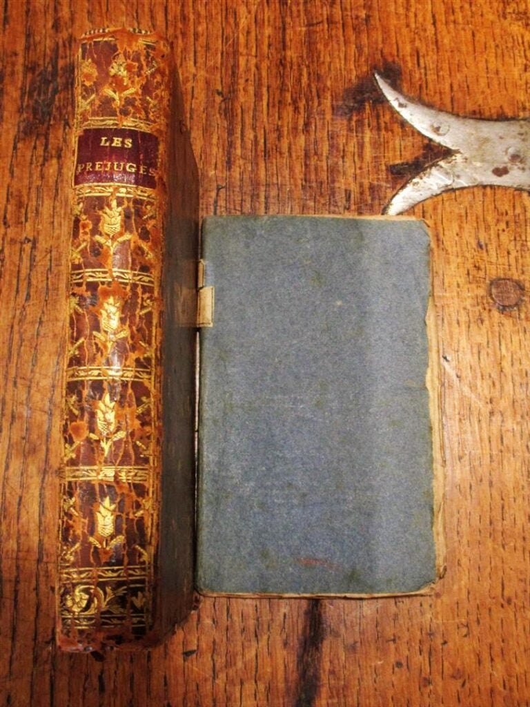 JACQUIN (Abbé) - Les préjugés. - Paris. Didot, 1760. - In 12°. reliure basane m…