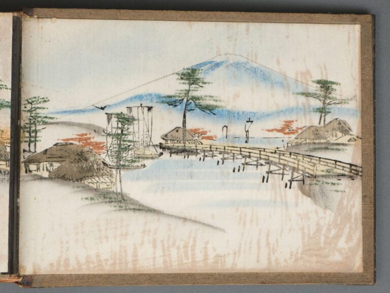 JAPON -Période Période Meiji (1868-1912) - Album photo en laque et nacre, à déc…