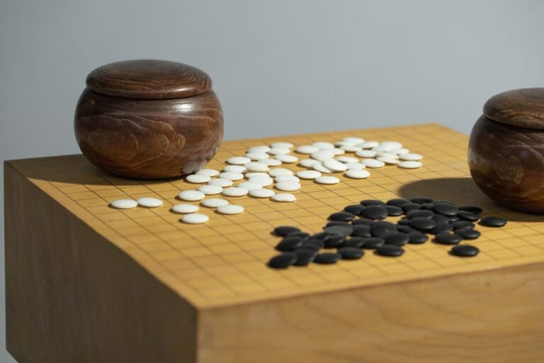 JAPON - Période Showa (1926-1989) - Plateau de jeu de Go en bois massif de coul…
