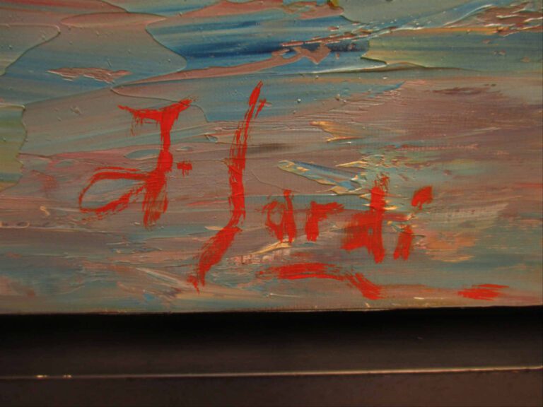 Jean SARDI (Né en 1947) - Attente - Huile sur toile. - Signée en bas à gauche,…