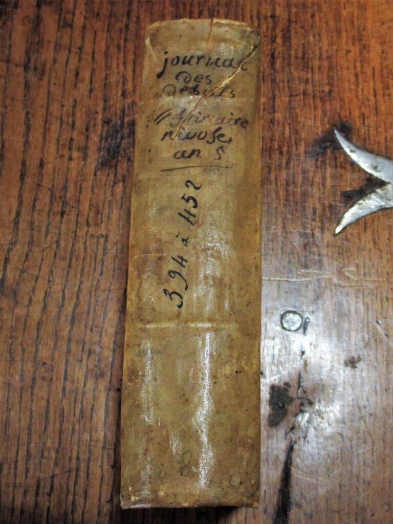 JOURNAL des DEBATS et des DECRETS - Année 1796 - Du n° 394 (Premier frimaire 5°…