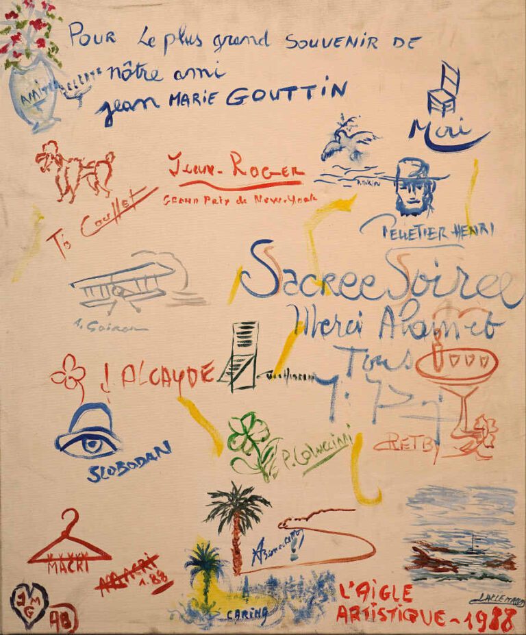 L'AIGLE ARTISTIQUE 1988 - A notre Ami J-M Gouttin. pour toujours notre meilleur…