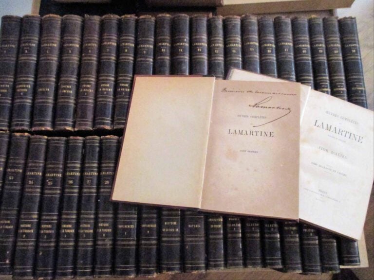 LAMARTINE A. de. OEuvres complètes, publiées et inédites. - Paris, chez l'Auteu…