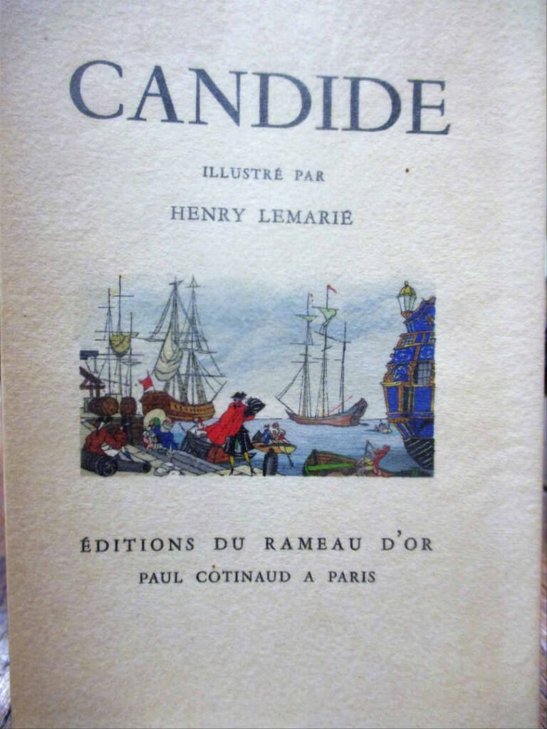 [LEMARIE (Henri)] - VOLTAIRE. - Candide. - Paris. Éditions du Rameau d'or, Paul…